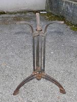 antikes GUSSEISEN Bistrotisch-Untergestell JUGENDSTIL defekt