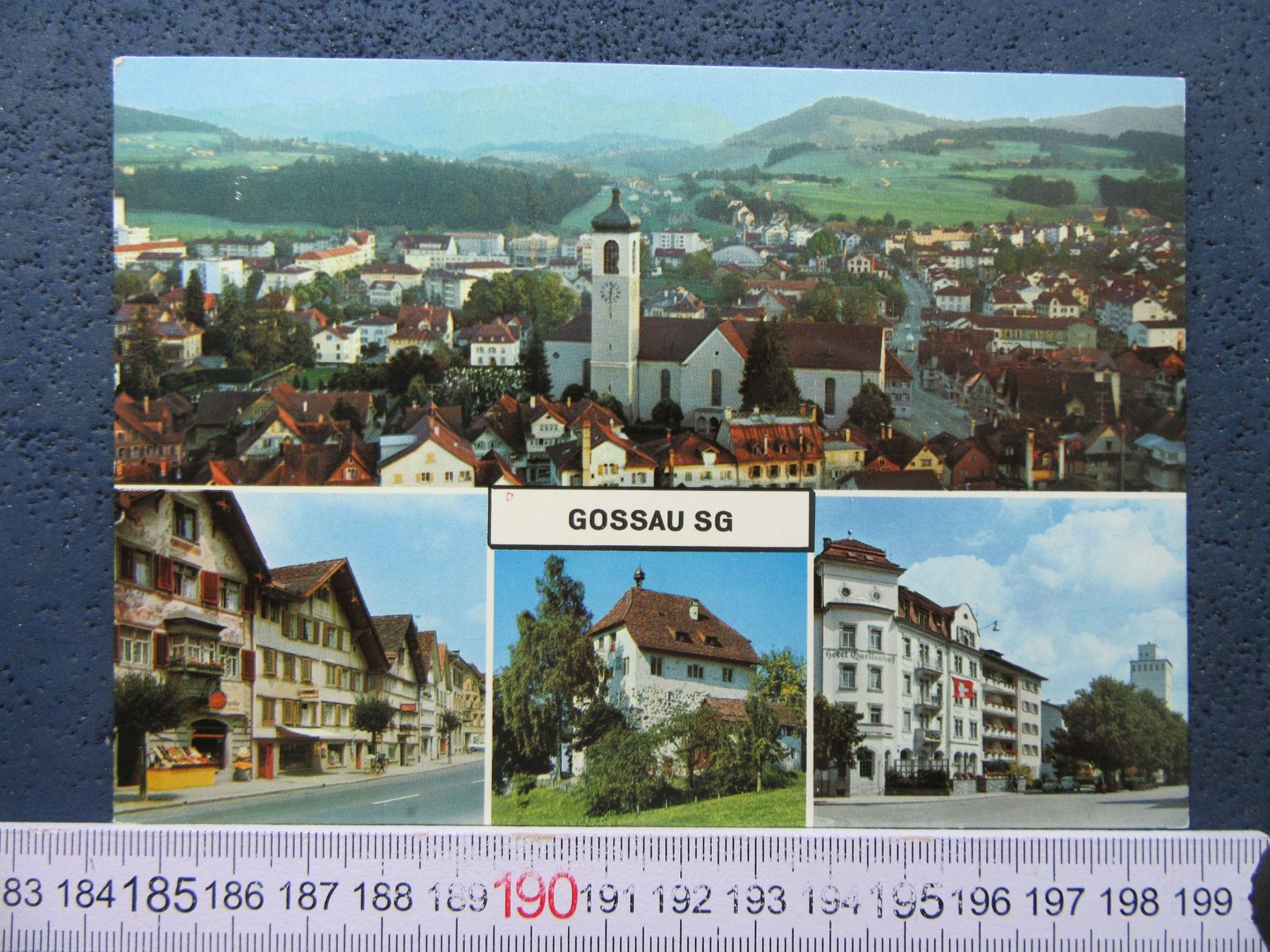 Cartoline postali: GOSSAU SG AK – Usato da Ettingen venduto da Hausi4711
