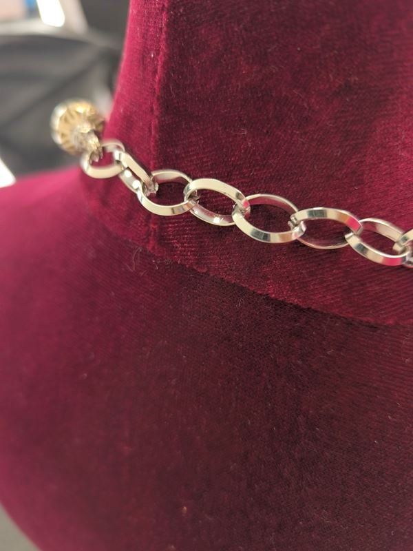 Catenine: Halskette modisch rosa silber Farben – Usato da Rüti ZH venduto da Restwert_Rueti_ZH 3