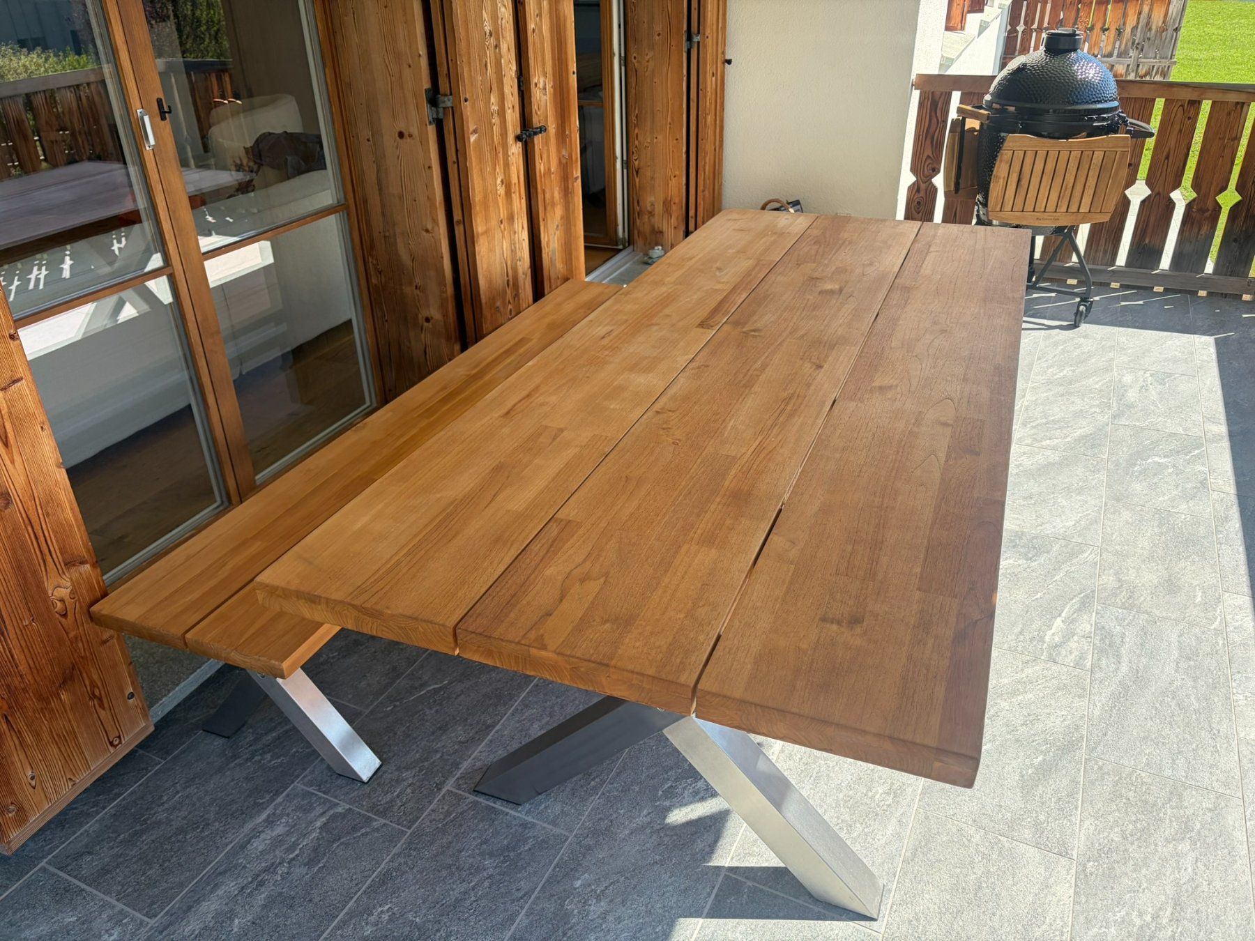 Set di tavolo e panche: Set: Tisch und Sitzbank – Usato da Hinteregg venduto da BosshardA 6
