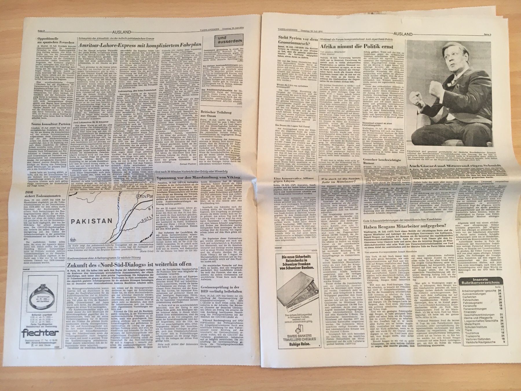 Zeitschriften & Magazine: Tagesanzeiger vom 20. Juli 1976 – Gebraucht aus Luzern von Jiggy_8898 1