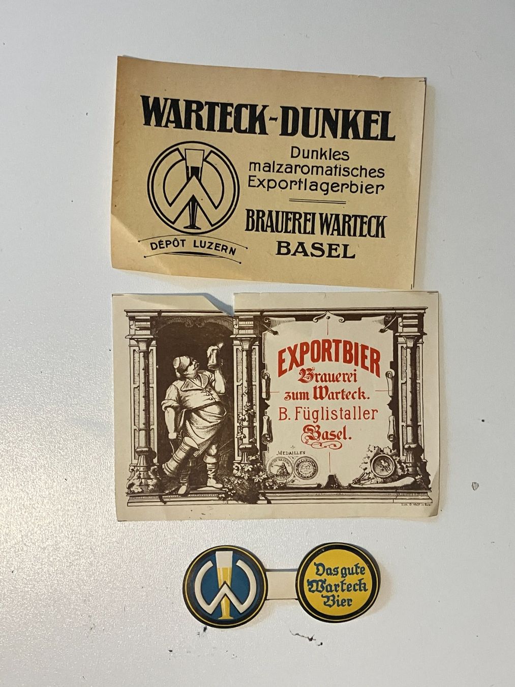 Sticker: Etiketten Warteck Bier – Usato da Basel venduto da djwwpp