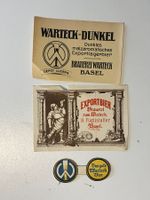 Etiketten Warteck Bier
