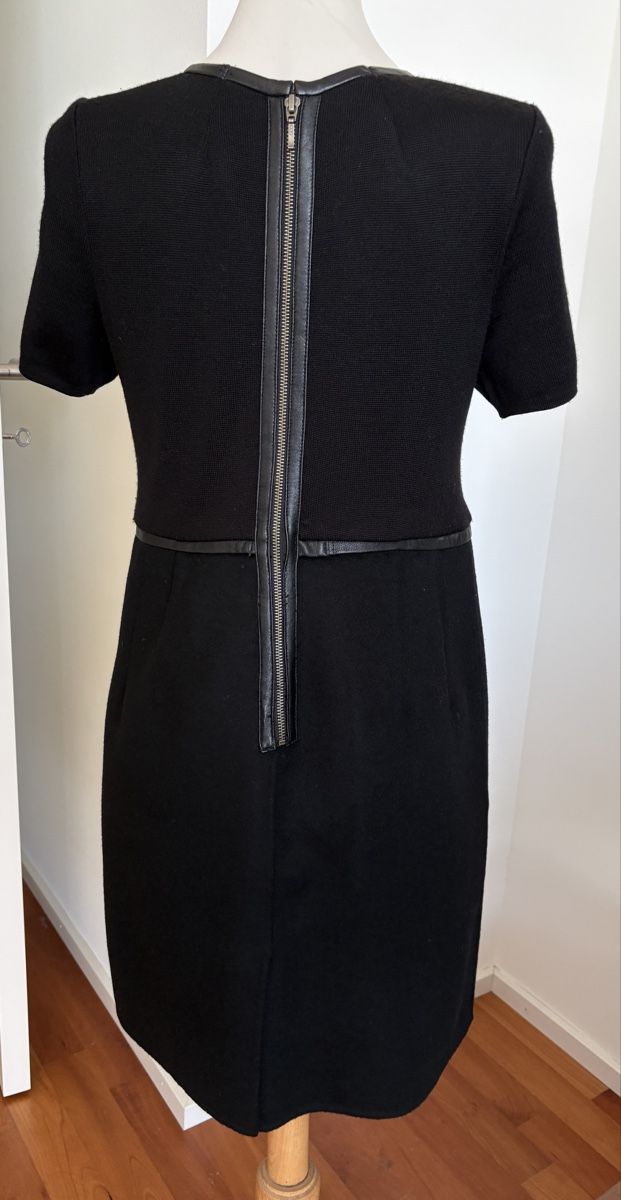 Vestiti: Winter Wolle schwarz Kleid kurzarm M 38 40 Strickpulli – Usato da Rheinfelden venduto da nad_6hrl 2