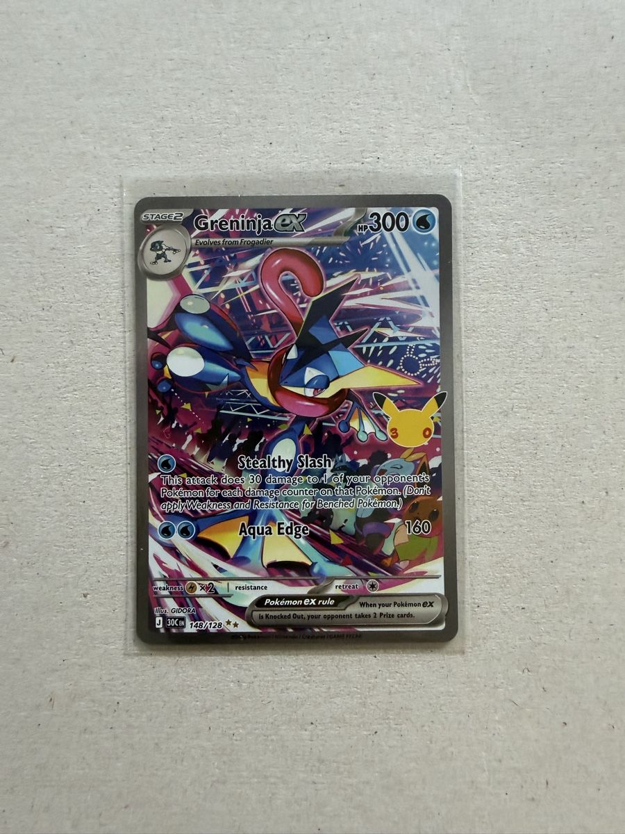Pokémon Sammelbilder & Trading cards: Greninja ex Pokémon 30th Celebration  – Neu (gemäss Beschreibung) aus Näfels von Faiden
