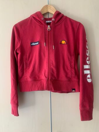Ellesse Kapuzenpullover rot Grösse XS