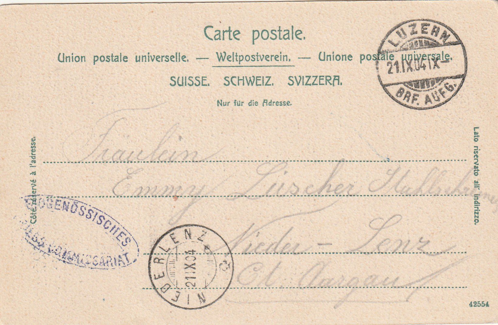 Cartoline postali: Luzern Hafen – Usato da Rorschacherberg venduto da fratovi2 1
