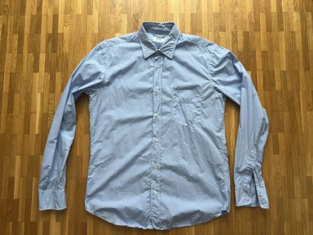 ASPESI Italy light blue cotton shirt M/40