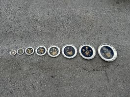 8er Set Zinnteller