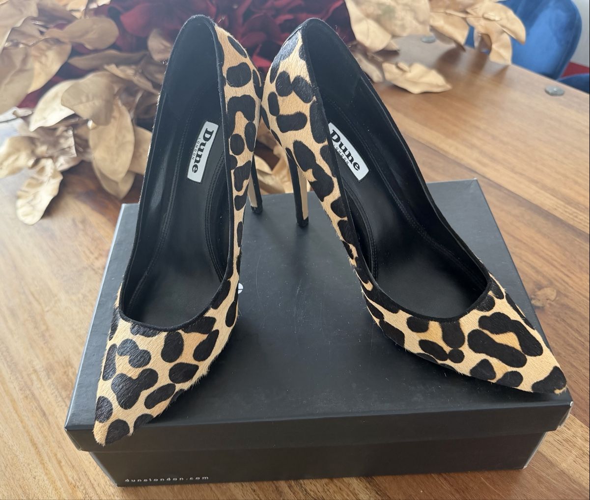 Dune London Scarpe da donna: Dune Leopard Leder Pumps Gr.38 – Nuovo e nell'imballaggio originale da Meggen venduto da con_5djh 2