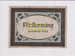 Etikette - Pfefferminz (Liqueur fein) /bd