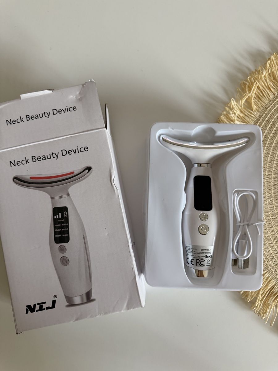 Cura del viso: NIJ Neck Beauty Device LED light therapy – Nuovo e nell'imballaggio originale da Gränichen venduto da Domsiiiii 4