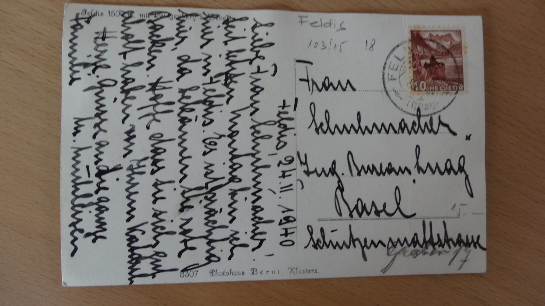 Cartoline postali: Feldis 1940 – Usato da Feldis / Veulden venduto da giudemvitg 1