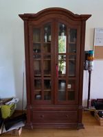 Edle Landhaus-Vitrine aus Massivholz / Bücherschrank