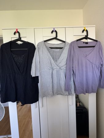 3 Damen Stillblusen verschiedene Farben Grösse XL/XXL