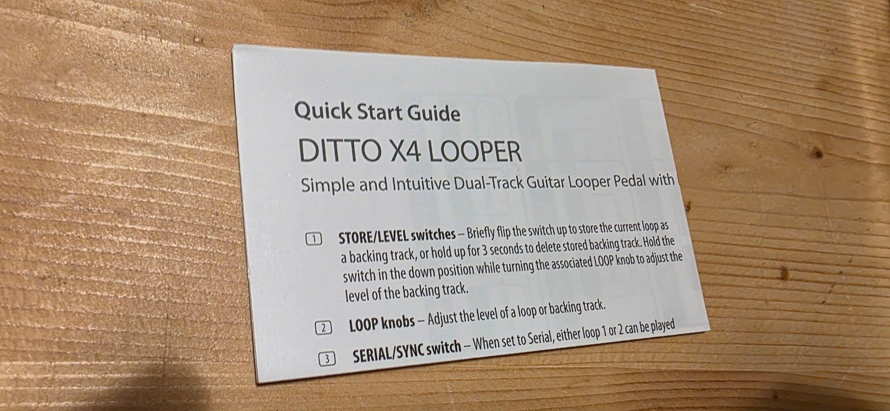 Strumenti musicali: tc electronic Ditto X4 Looper – Usato da Langnau i. E. venduto da Hologug 3