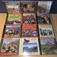 12 CDs Schweizer Volksmusik Jodler Ländler Set gut