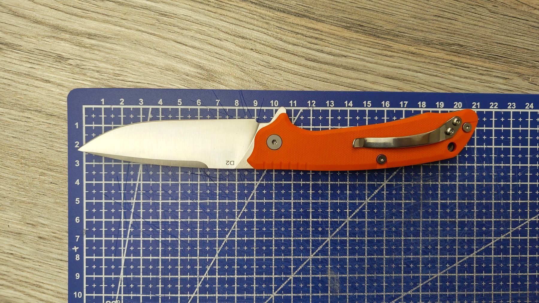 Coltelli tascabile: Eafengrow EF223 Messer Orange Klappmesser Camping EDC D2 – Nuovo (secondo la descrizione) da Effretikon venduto da easyjones 1