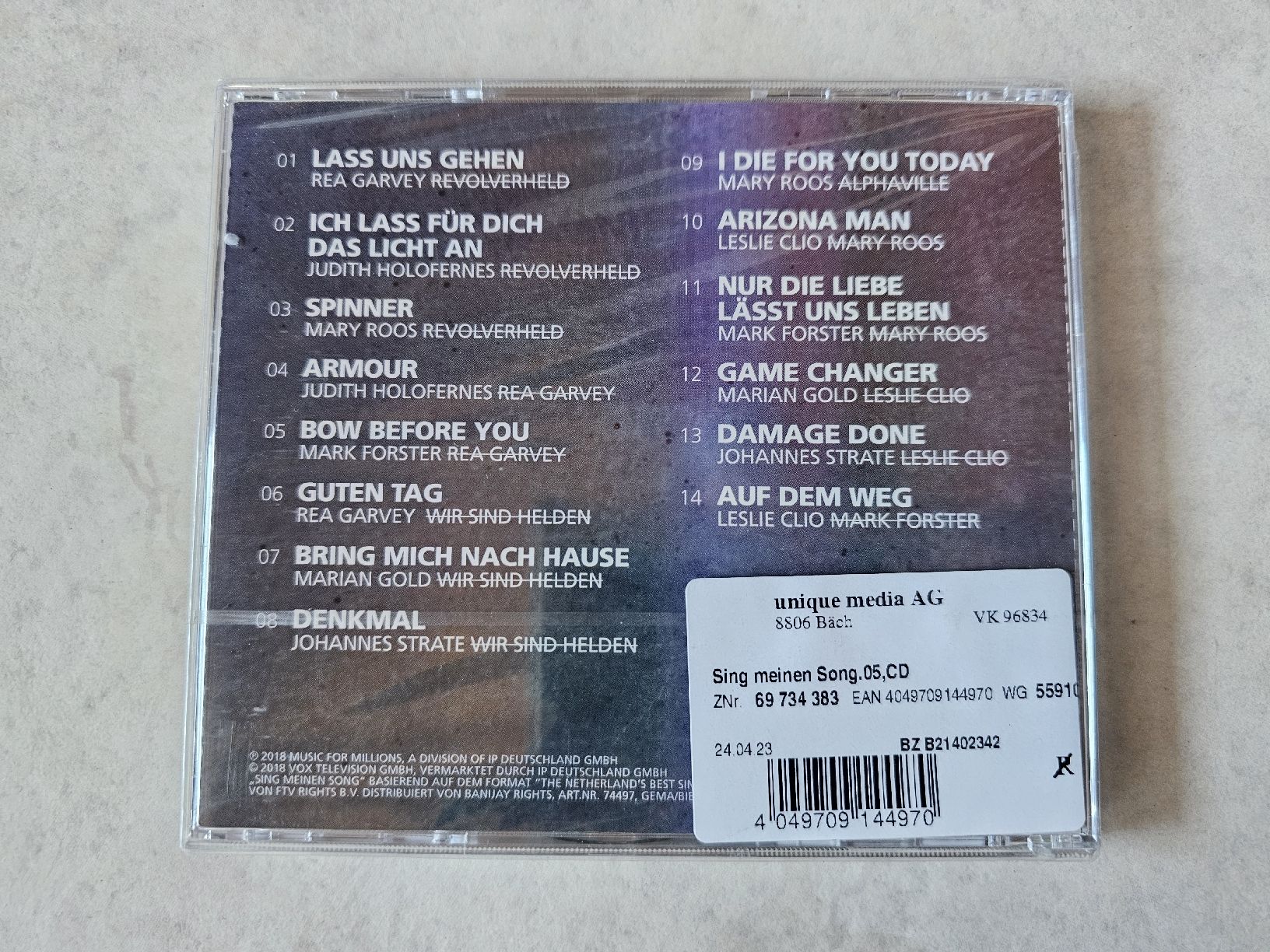 CDs: Sing meinen Song  -  Volume 5  /  Fabrikneu – Neu und originalverpackt aus Schneisingen von backstore24 1