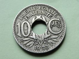 10 Centimes France 1922  Lindauer Poissy
