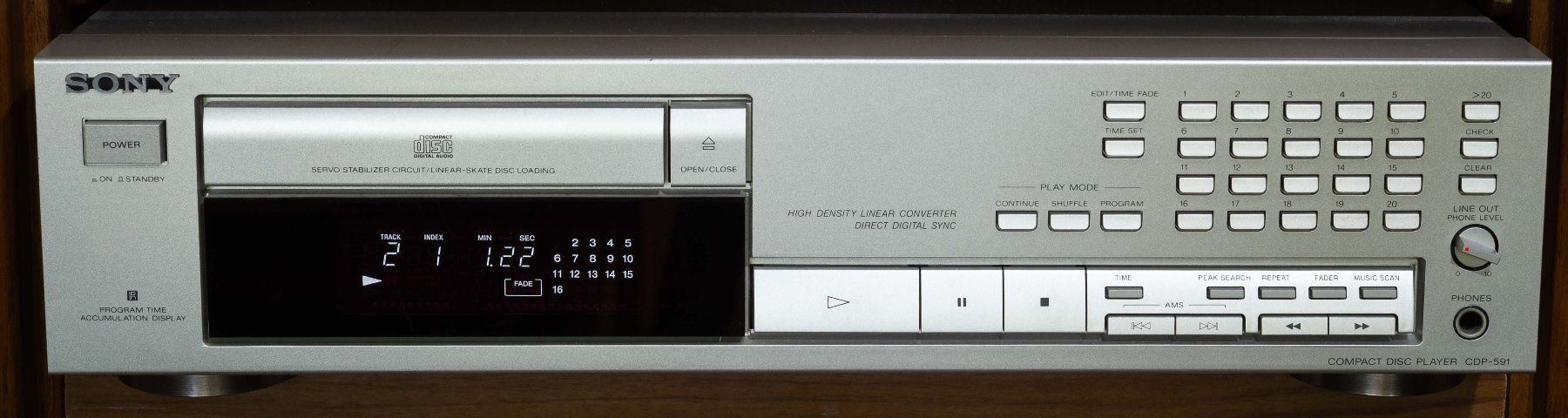Sony Lettore multimediale & Streamer: Sony CD Spieler - CDP 591 – Usato da Schwerzenbach venduto da floridan 1