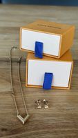 Louis Vuittom Essential V Halskette u. Ohrstecker Pink Gold