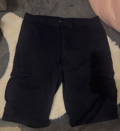 Herren Cargo Shorts Grösse 36/50 dunkelblau D-N-D Baumwolle