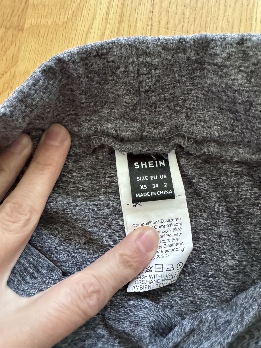 Shein Gonne: Shein Rock grau mit Schlitz – Usato da Beringen venduto da ste_bh8w 1