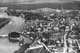 Rheinfelden AG Flugaufnahme  , 1961