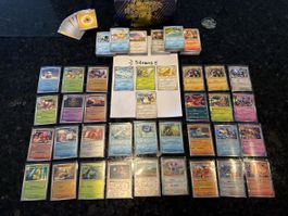 Pokemon 384 Karte XXL Set Deutsch Sammlung glänzende Karten