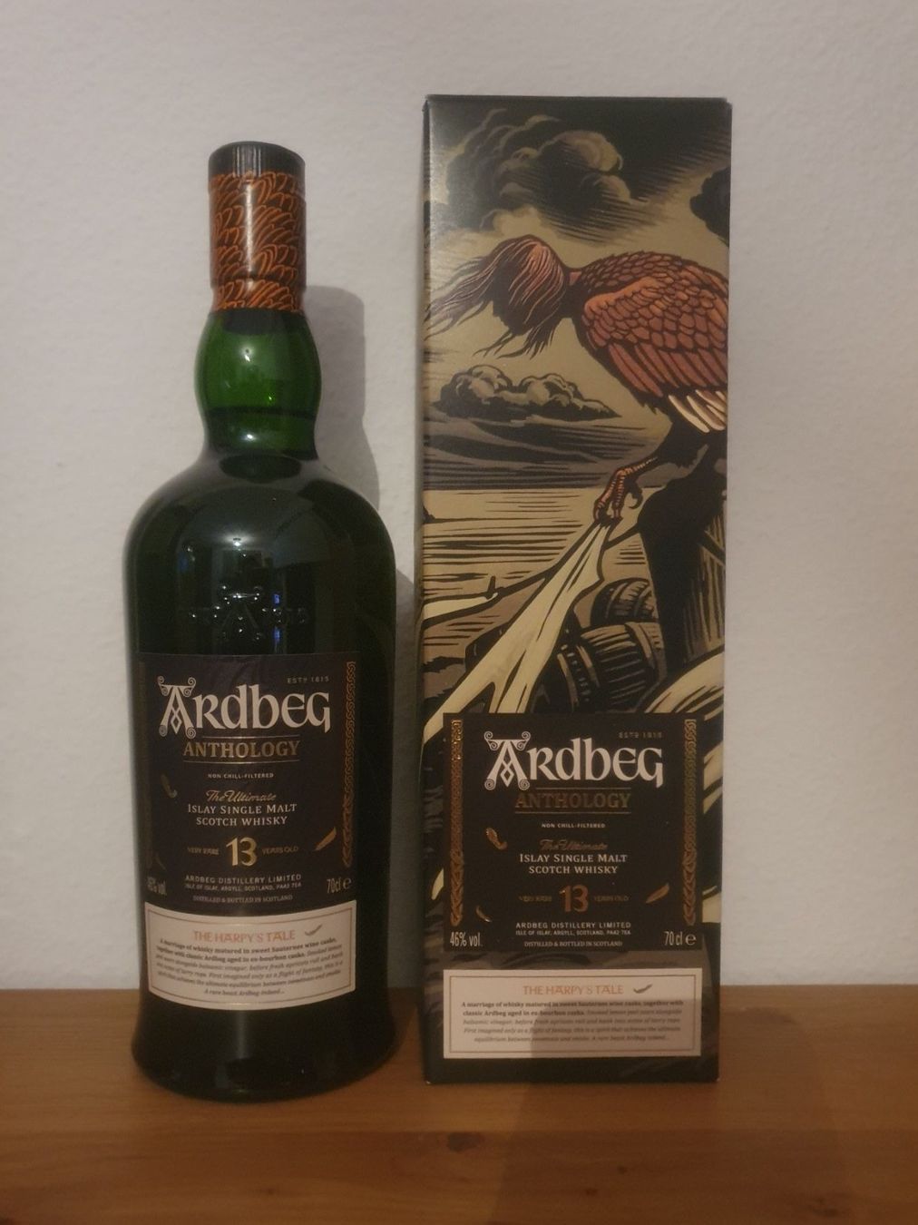 Ardbeg Bevande alcoliche: Ardbeg Anthology The Harpy's Tale 13y – Nuovo e nell'imballaggio originale da Langnau am Albis venduto da jer_pm72 1