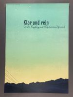 Klar und Rein -  Plakat A3 Pro Telephon Schweizer Grafik