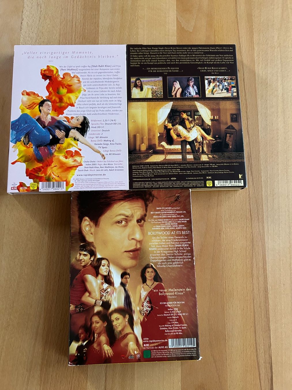 Alle DVDs: Bollywood: Shah Rukh Khan Klassiker - Teil 2 – Gebraucht aus Bubikon von cinerama01 1