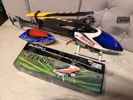 Zwei Trex 600 Nitro inkl. Zubehör