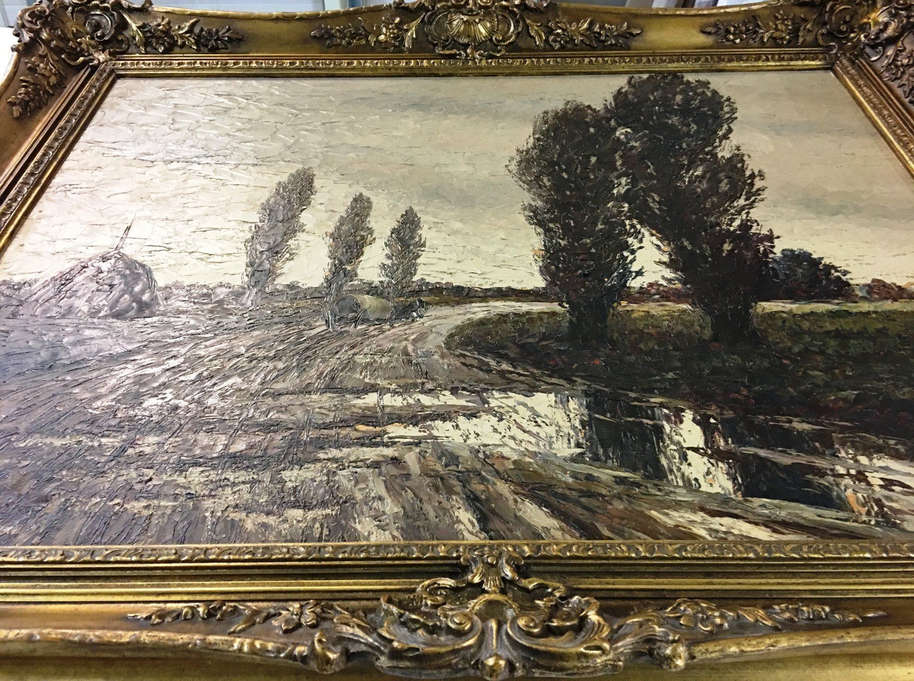 Gemälde: Oelgemälde - sehr alt / 99 x 79cm – Gebraucht aus Oftringen von Vucki 5