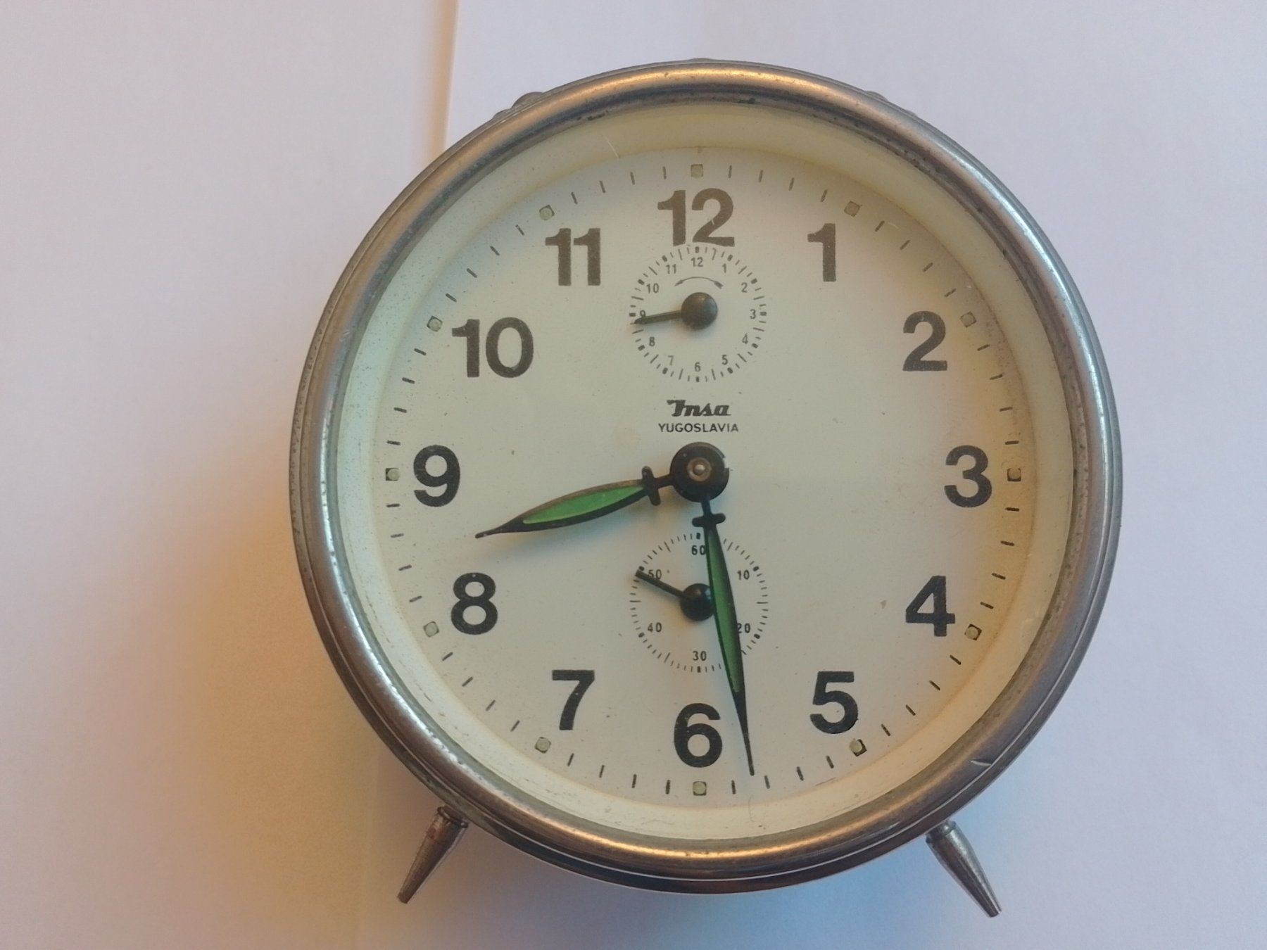 Sveglie: Vintage Wecker Yugoslavia Insa, repeater alarm – Usato da Baden venduto da TellsKuchenhaus 2