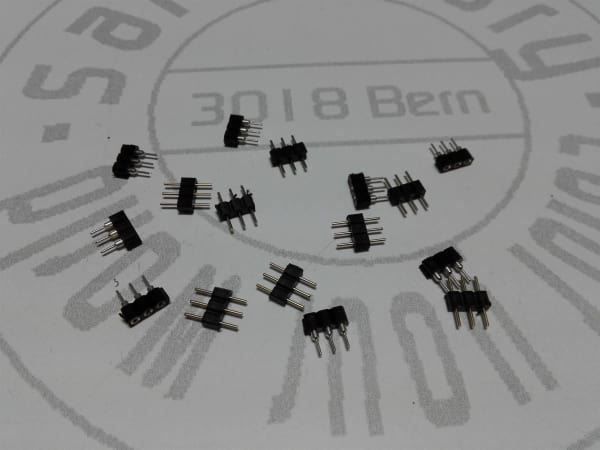 Elektronikbauteile: Stecker+Buchse 3PIN schwarz, 8 Paare – Neu (gemäss Beschreibung) aus Luzern von Salefactory