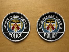 2 Abzeichen Metropolitan Toronto Police Set neuwertig