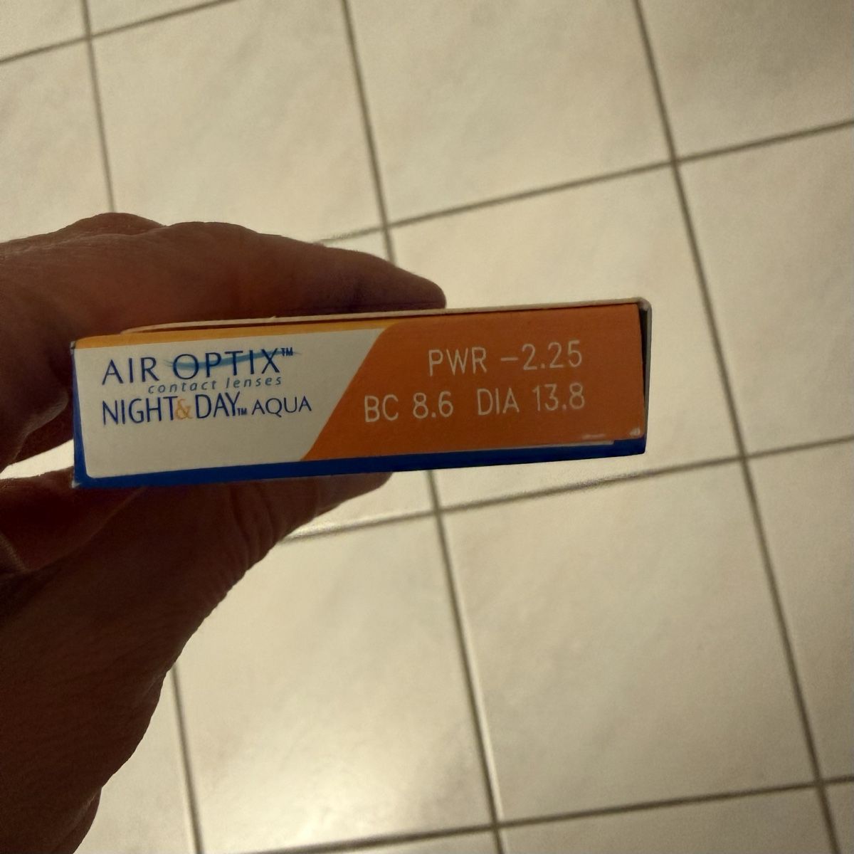 Lenti a contatto: -2.25 Air Optix Night&Day Aqua – Nuovo e nell'imballaggio originale da Schwyz venduto da saraver 1