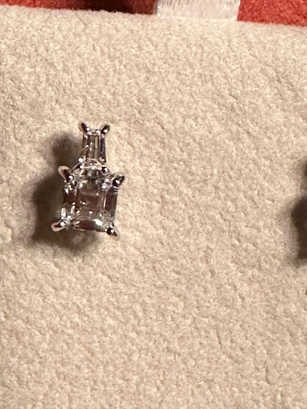 Orecchini pendenti & Orecchini a lobo: Glitzer Ohrstecker 925 Silber – Usato da Herbriggen venduto da Sehrazade 1