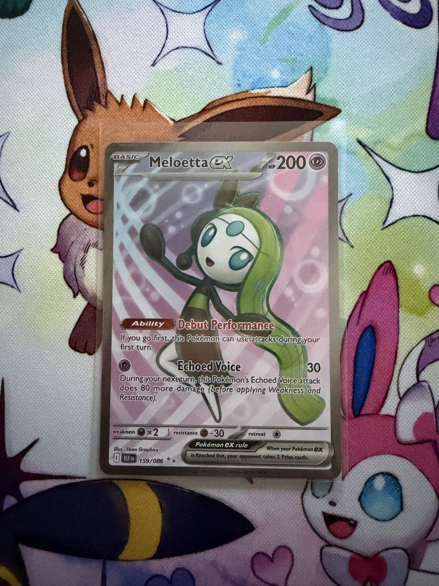 Pokémon Carte collezionabili: Pokemon Meloetta EX 159/086 BLK  – Usato da Grindelwald venduto da TSG-G-Town