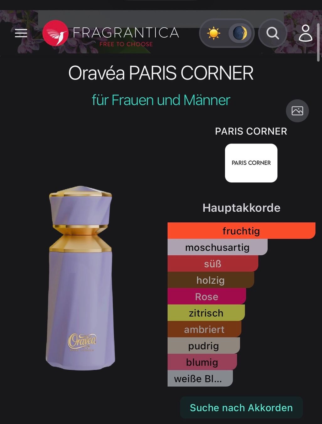 Profumi & Eau de Toilette: Paris Corner Oravéa EDP5ml.(ähnlich zu Chance Eau Splendide) – Usato da Zürich venduto da deruja 6