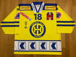 ORIGINAL HC DAVOS # 18 BOHONOS TRIKOT 2002/03 HCD XL