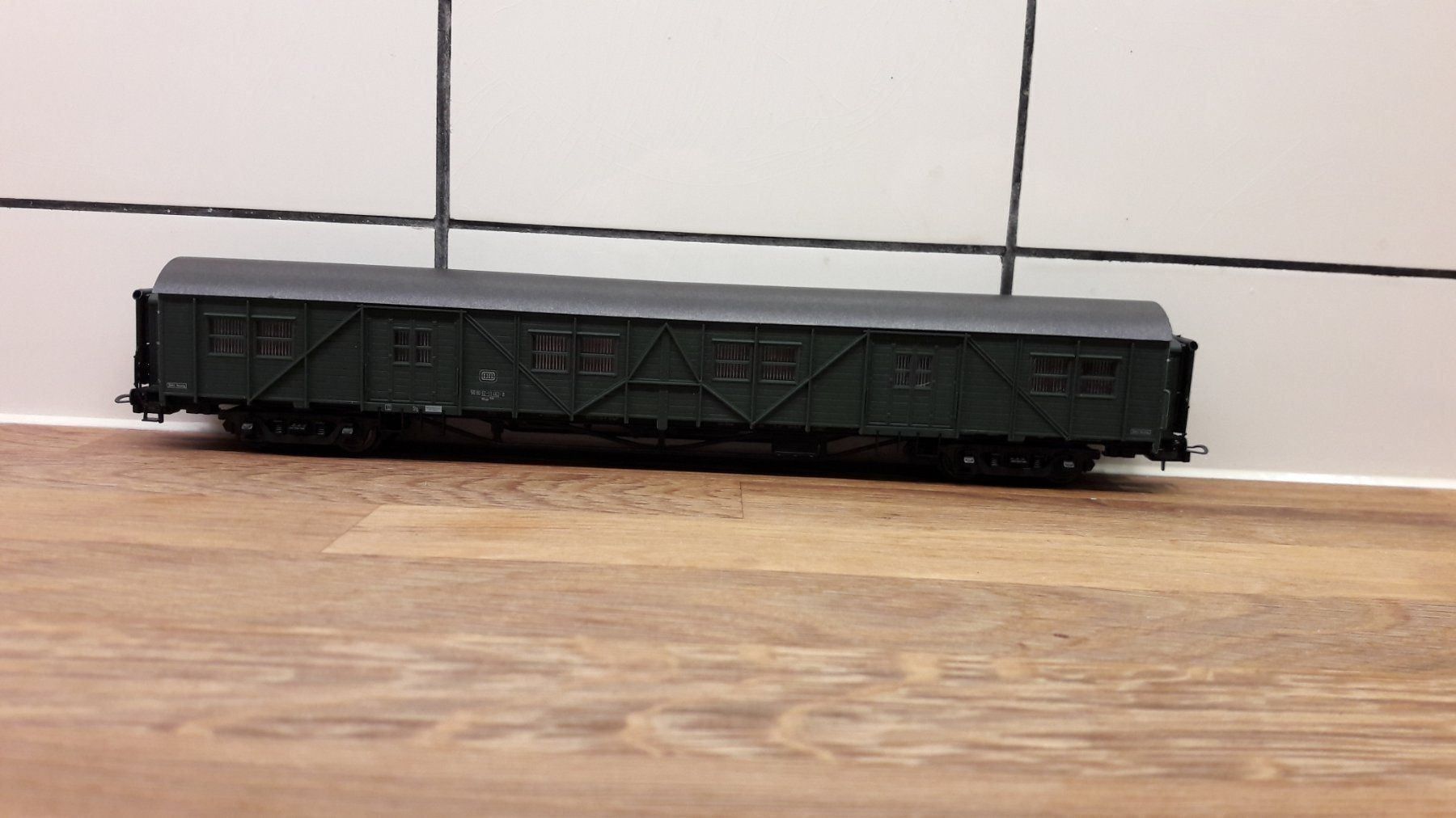 Modellini di ferrovie: Röwa HO DC : DB wagon "MDyge" 4 essieux – Usato da Buttes venduto da Cafe2005 4