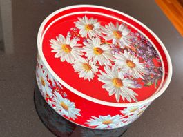vintage HUNTLEY BOORNE & STEVENS Blechdose England 1970er