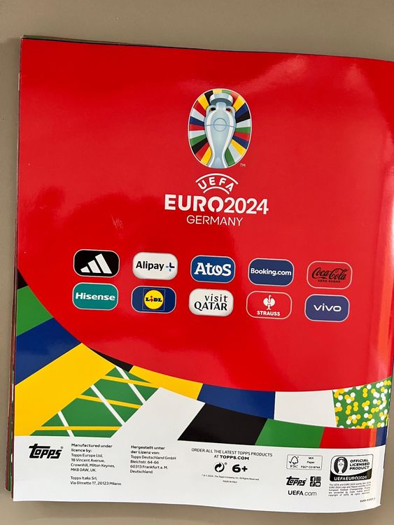 Topps Euro 2024 Deutschland Stickers Mannschaft Österreich Kaufen auf