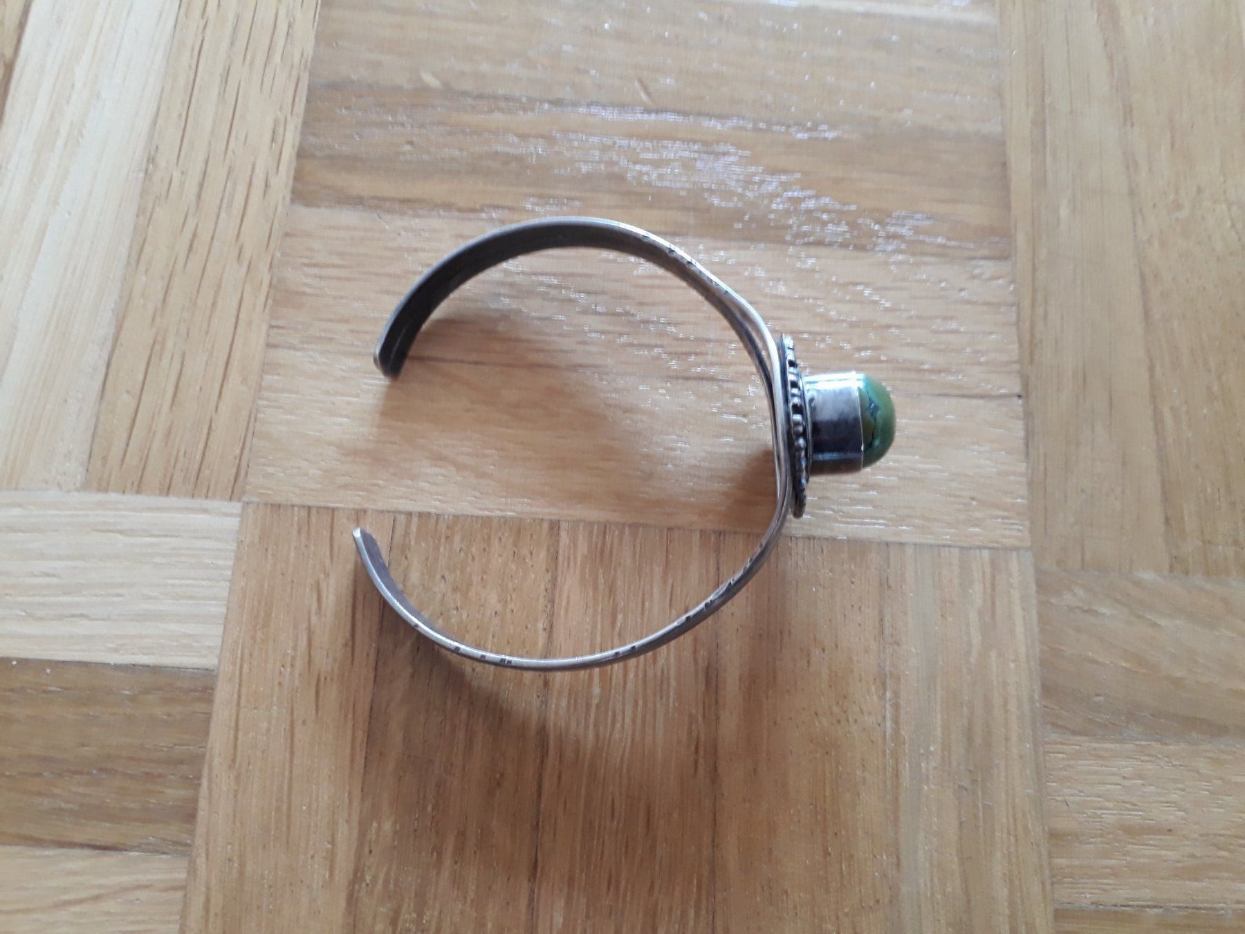 Bracciali & Braccialetti: Silber Armreif mit echtem Türkis – Nuovo (secondo la descrizione) da Zürich venduto da Gillheri 3
