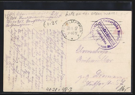 Cartoline postali: Matrosen auf einem Kriegsschiff mit Gram – Usato da Berlin venduto da bartko-reher 1