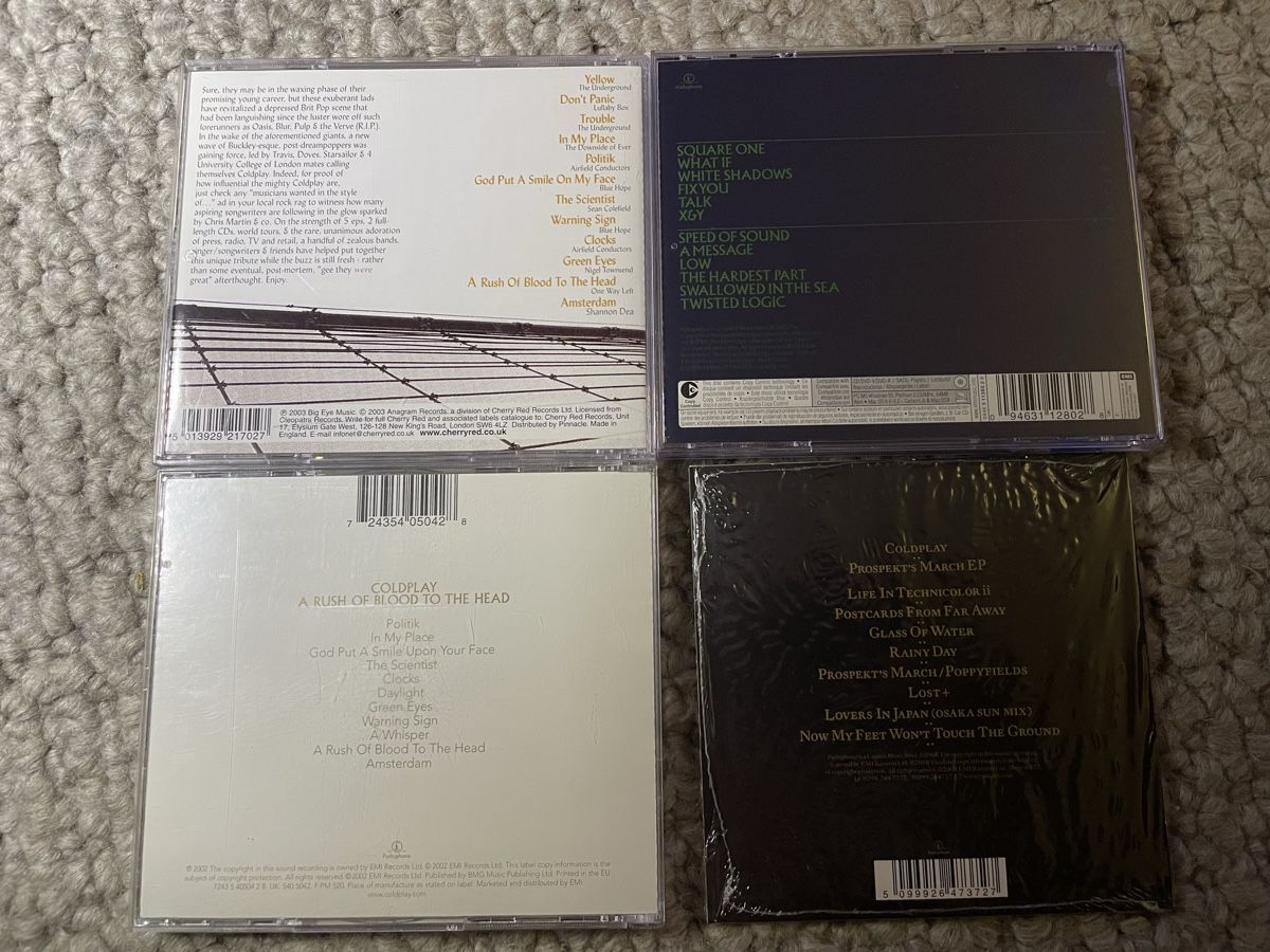 CDs: 4x Coldplay  – Neu (gemäss Beschreibung) aus Reinach AG von trigger7811 2