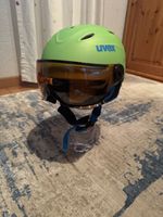 Uvex Skihelm mit Visier, Gr. 52-54 cm, Top Zustand!